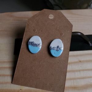 Polymer clay earrings